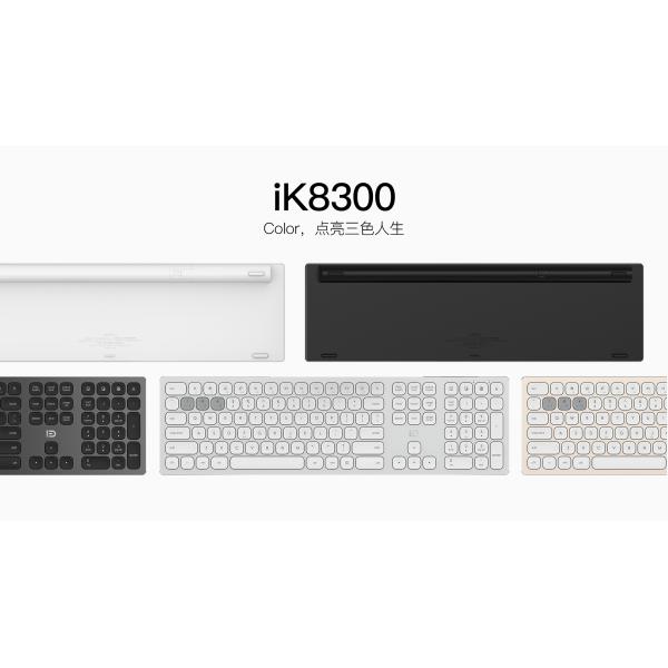 2.4G Wireless Mechanical Gaming Keyboard Chocolate 104 Keys For Business / Home