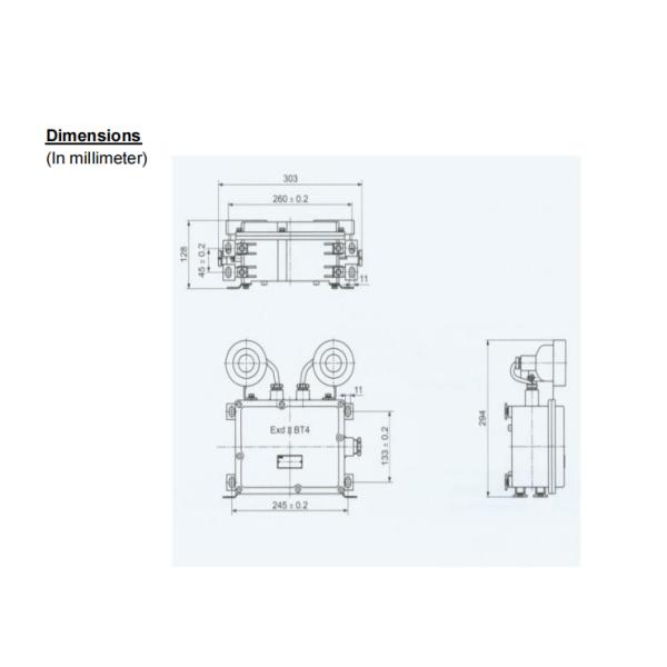 Factory Direct Zone 1, 2 & Zone 21, 22 Explosion Proof Light Explosion Proof Emergency Light 24 Hrs Charging Time
