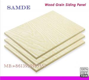 China Exterior calcium silicate cladding wall panel, facade wall panels,siding wall panel with size 3050*192*7.5/9mm wholesale