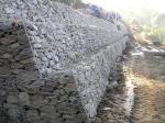 1mx1mx1m Gabion Mesh Basket / Box Assembled For Flood Control