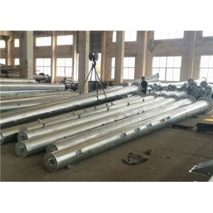 China Powder Painting 69kv 45FT SS400 High Tension Electric Power  Pole on sale