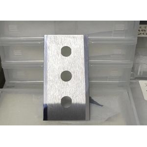 Buy cheap 0.01mm Slotted Industrial Slitter Blades Cr12Mov Three Holes from wholesalers