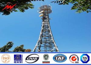 China High Voltage Galvanized Steel Electric Monopole Telecommunication Tower on sale