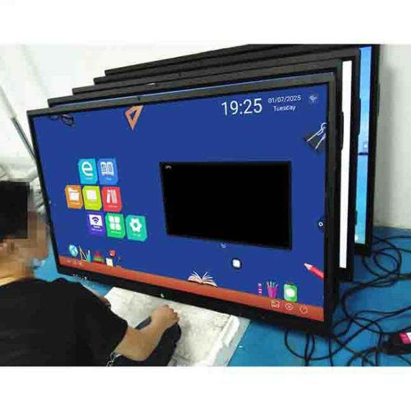 75 inch digital smart board 4k Smart interactive flat panel For Education And Conference