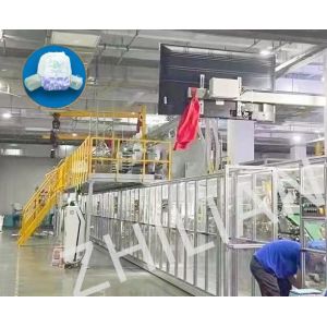 China 350 pcs / min 500 pcs / min Pull Up Diaper Machine Baby wholesale