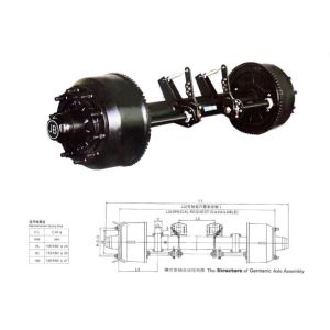 China trailer axles 12t 14t 16t 18t BPW wholesale