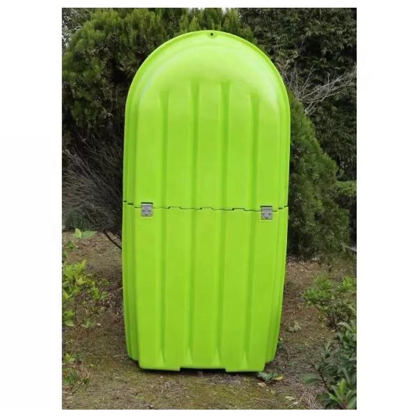 Double Deck Folding Ship 2.2m Hard Plastic Plastic Boat With Motor