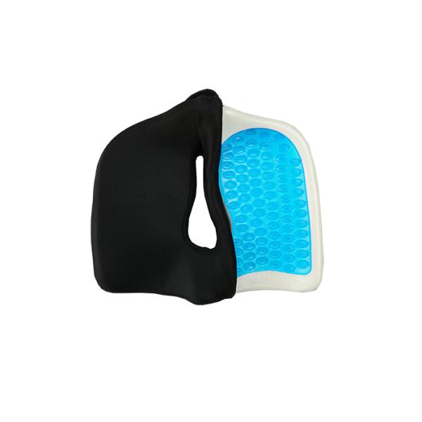 China Car Anti Hemorrhoids Coccyx Memory Foam Seat Cushion With Cover , Orthopedic Gel Cushion wholesale