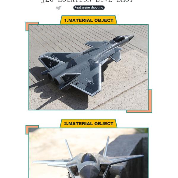 2.4g Fx9630 6 Axis Gyro Epp Foam J20 Rc Glider Airplane Fixed Wing Outdoor Remote Control Rc Plane Aircraft Flying Toys