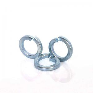 China Stainless Steel Split Ring Lock Washers M3-M20 Grade 4.8 Zinc Coated Washers wholesale