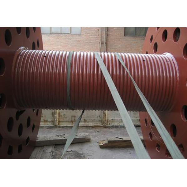 Single Drum 10000lbs Anchor Winch Drum 15CrMo 20GrMo 42GrMo Q460