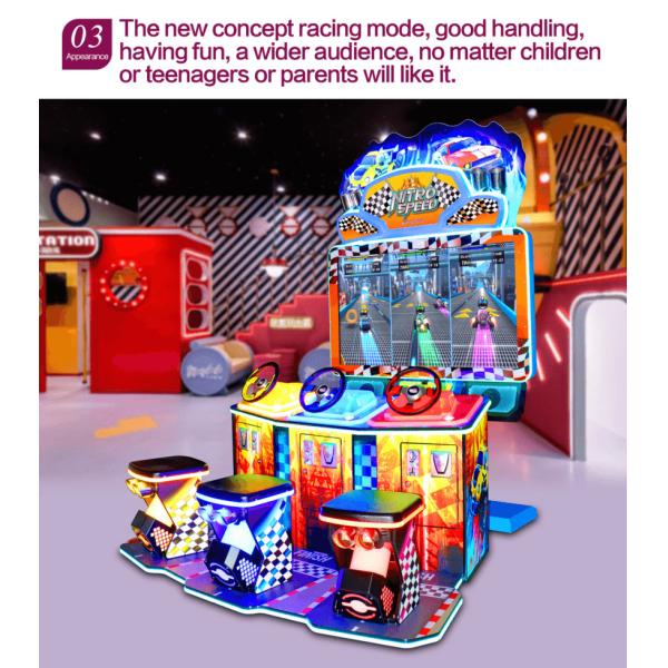 Nitro Speed (3PL With Seat) Racing Large 55 Inch LCD Screen Simulating Arcade Game Machine