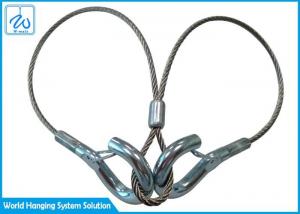 China High Tensile Galvanised Stranded Steel Wire Rope Sling Safety on sale