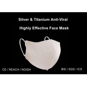 China Breathable FFP2 N95 Titanium Face Masks With Silver-Containing Fibres wholesale