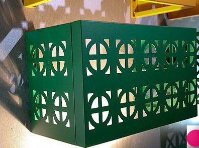 Special Shape Custom Cut Aluminum Sheet Cladding Decoration Air Conditional Box