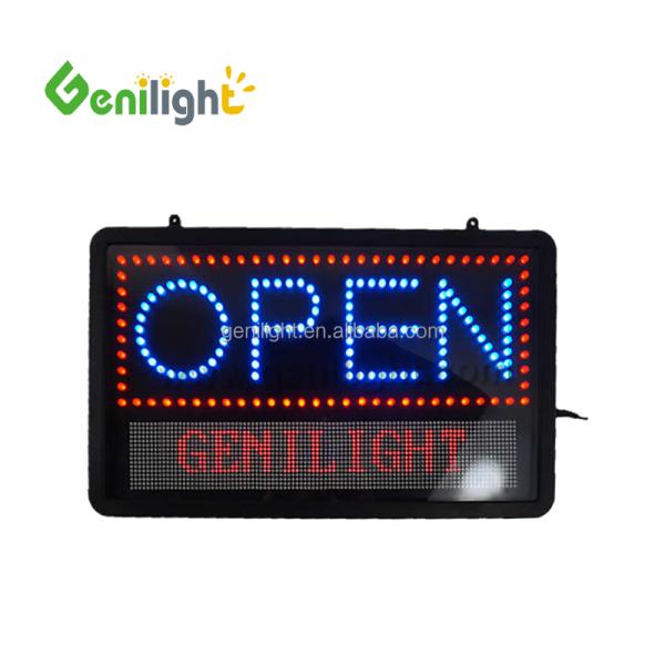 Power Certificate CE ROHS and More Rectangle LED Neon Sign Lights for Business Shop