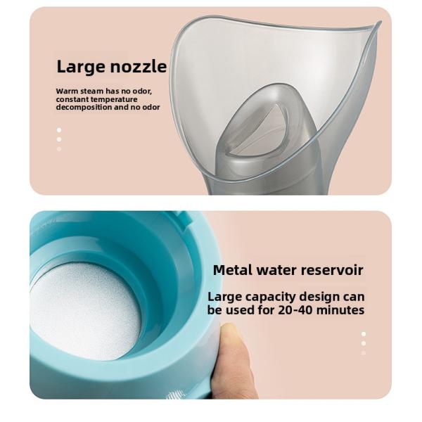 Hydrating Nano Facial Steamer with 150 mL Water Tank and 50 W Power for Home Use