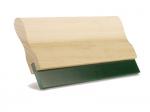Customizable Polyurethane Squeegee With Wooden / Aluminium Handle For Screen