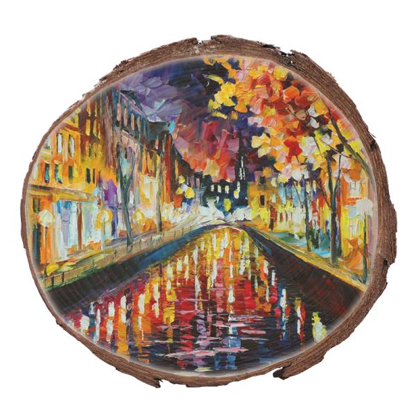 Bark Log 12cm Unfinished Wood Crafts Natural Wood Slices