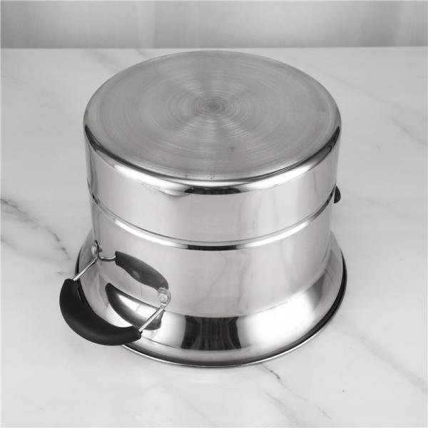 Multi Function Stackable Steamer Pot 22cm Stainless Steel