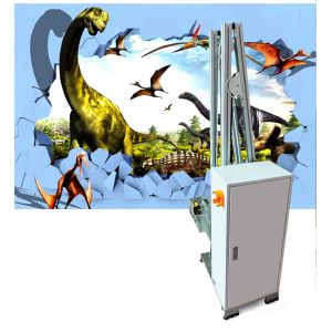 CE Automatic Wall Inkjet Printer , 220V 3d Wall Printer Machine
