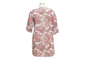 China Nice And Cool Womens Mesh Dress , 3 4 Sleeve Casual Summer Dresses Fashionable wholesale