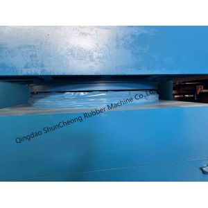 Frame Structure Solid Rubber Powder Wheelbarrow Tire Making Machine