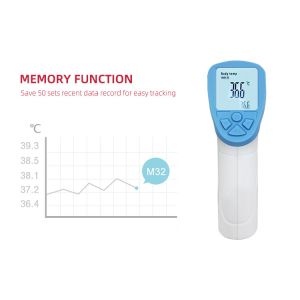 Kid Adults Electronic Digital Thermometer , Digital Infrared Temperature Gun