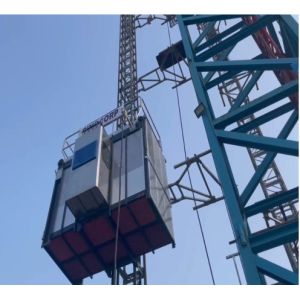 China 2 Ton Single Cage Construction Lifts SC200 wholesale