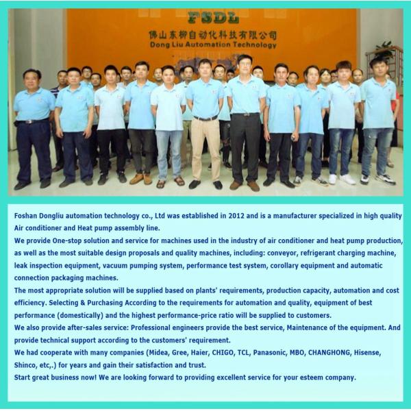 Automatic Grade Split Type Air Conditioner Assembly Line Roller Conveyor Line