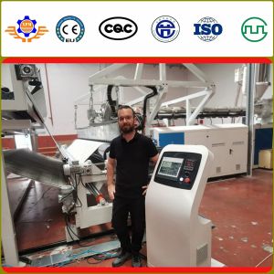 China 3 - 4m Carpet Backing Anti Slip TPE Layer Machine With Siemens PLC Control Schneider Electric on sale