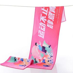 Moisture Resistant Custom Printed Towel Reusable Personalised Microfibre Cloth
