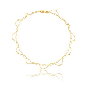 Bespoke 18K Gold Anklets: Personalize with Your Name and Initials