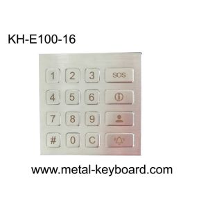 Kiosk Metal PinPad with Water - Proof Vandal resistant Keypad