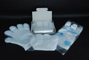 Food Safe Plastic Kitchen Gloves , Clear Disposable Food Prep Gloves
