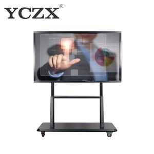 China Black Frame LED IR Interactive Whiteboard Display With Digital Pen wholesale