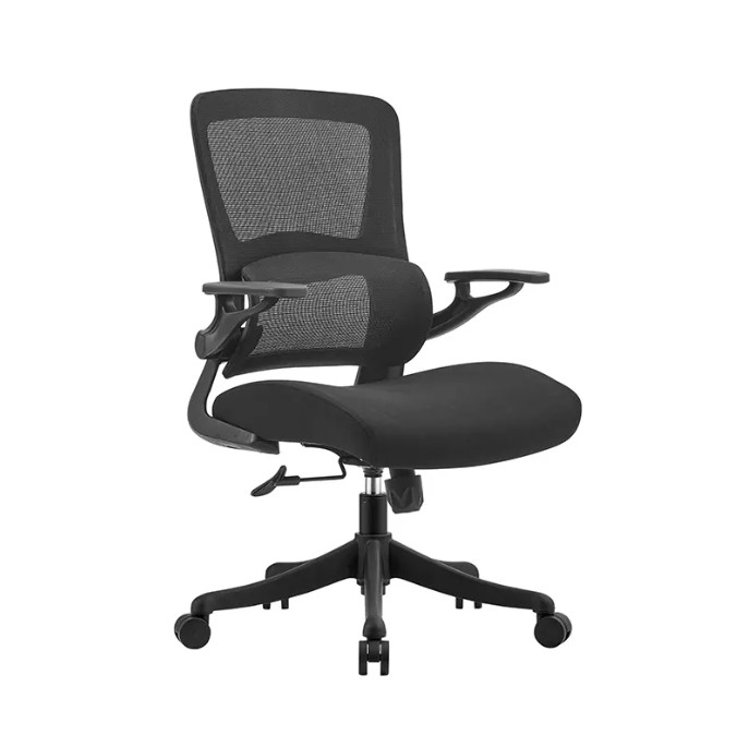 Ergonomic Office Chairs With Adjustable Armrests Waist Support Impeller Rolling