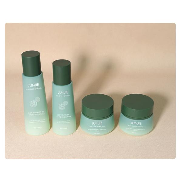 High-quality Cone Skin Care Product Plastic Bottle Set 250ml Large Capacity Skin Care Water Plastic Bottle 100g Massage Cream