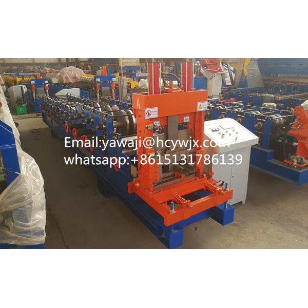 PLC Automatic C Purlin Forming Machine For 1.2-1.8mm Steel