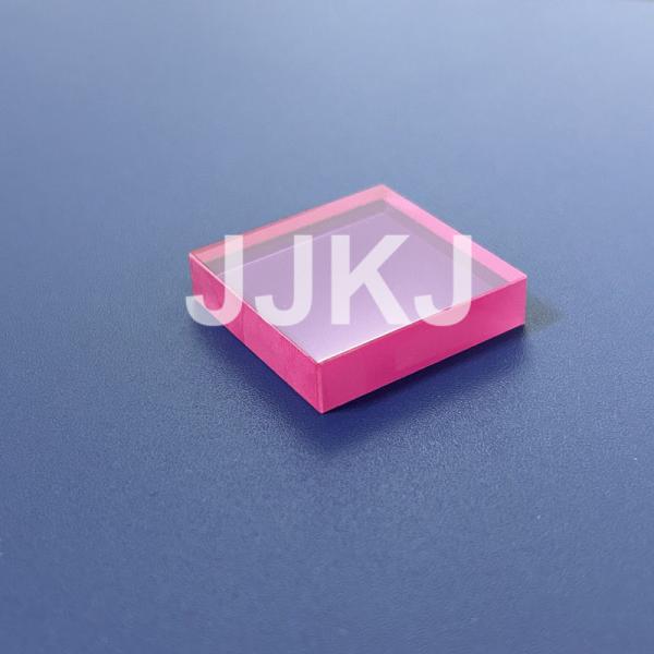 Laser Application Al2O3 Ruby Single Crystal With Customized Ruby Doping