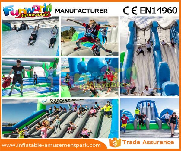 Quality Custom Inflatable Rent Obstacle Course Fireproof Material For Amusement Park for sale