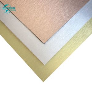 Fireproof Brushed ACP With ISO14001 Certification And B1 Fire Rating