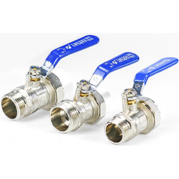 DN 10 High Pressure PPR Double Union Ball Valve 10 Year Warranty