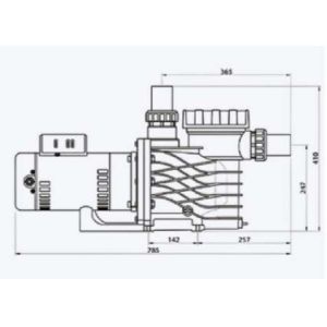 ASP100 Swimming Pool Water Pumps For Swimming Pool Using