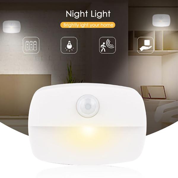 LED Motion Sensor Light Battery Operated Wireless Wall Lamp Night Light No Glare Corridor Closet LED Cabinet Do
