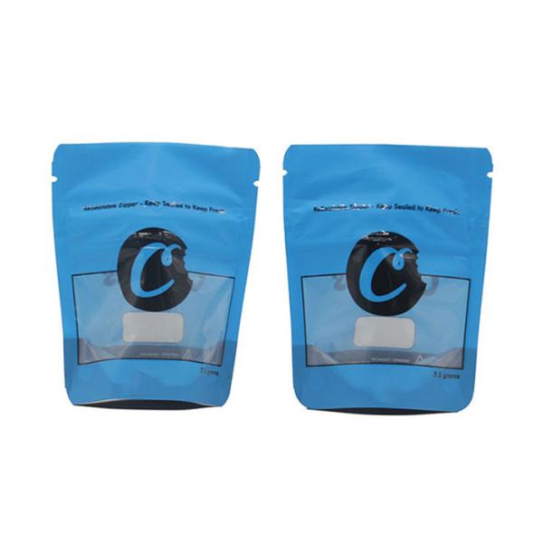 100g Plastic Standing Pouch 3OZ Resealable Food Pouches 4.75 Inch Width