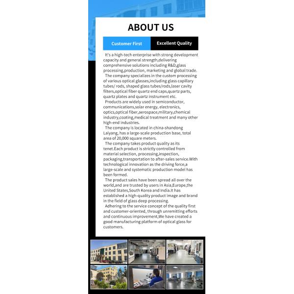 1mm 1.5mm 2mm Ultra-Thin CNC Clear Color Quartz Glass Plate For Lab Surface 10/5 80/50 Density 2.2g/cm3