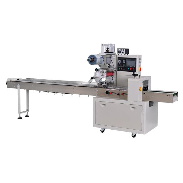 Automatic Rotary Horizontal Flow Packing Machine Film Pulling Downward