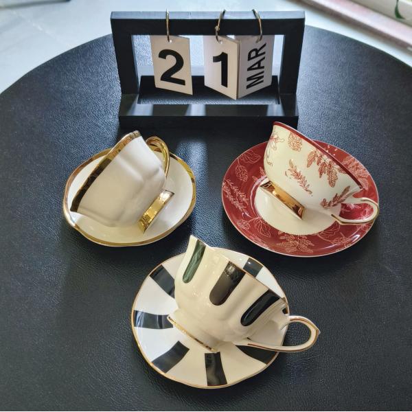200ML Ceramic Type Porcelain Cup And Saucer Plate Tea Perfect For Mom On Mother'S Day