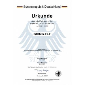 JiangSu GaoYi Precision Machinery Technology Co.,Ltd Certifications